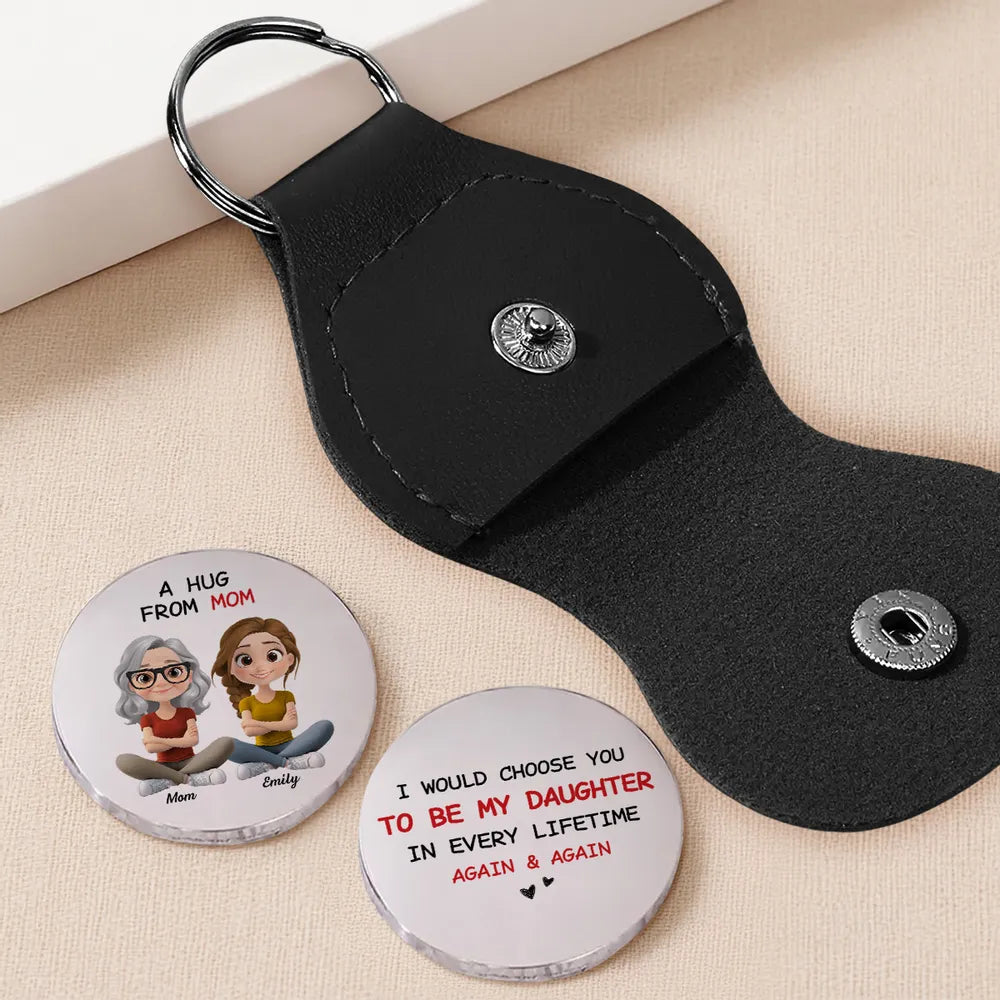 Personalized Keychain for Daughter - Sentimental Gift from Mom Keychain MagicInPrints