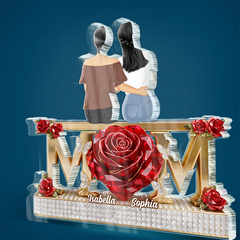 Personalized Mom Acrylic Plaque for Family - Mother's Day Gift Plaque MagicInPrints