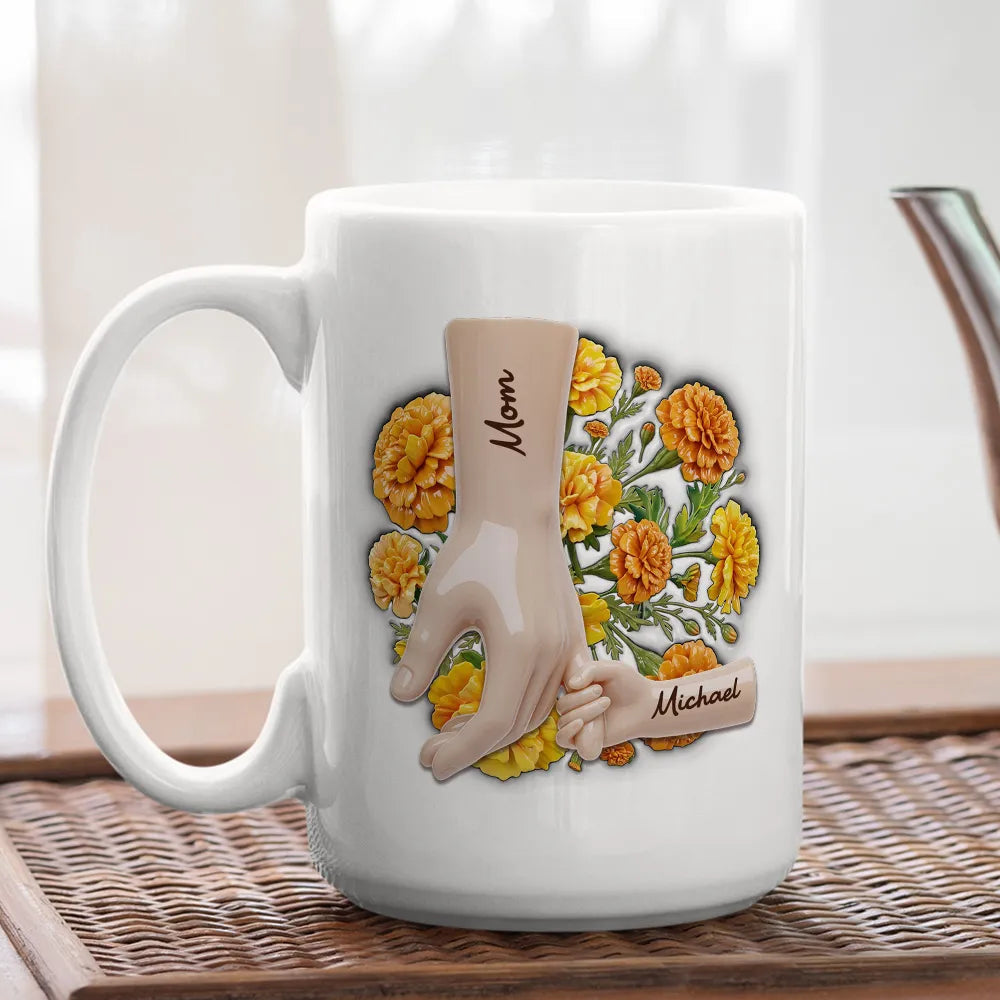 Personalized Family Names Mug for Mom - Custom Gift for Mother's Day Cup MagicInPrints