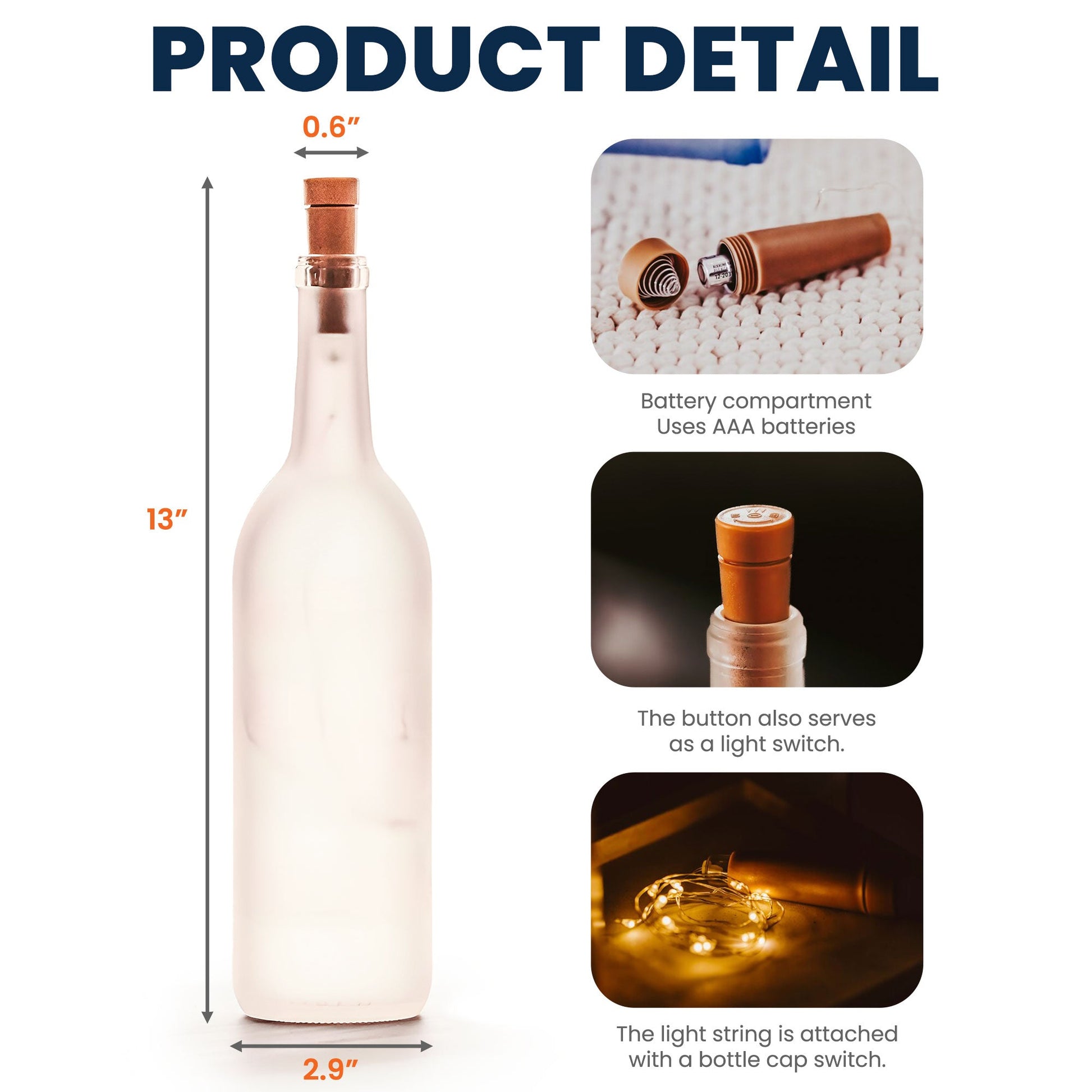 Personalized LED Wine Bottle Lamp for Friends - Sentimental Gift for Home Decor Lamp MagicInPrints