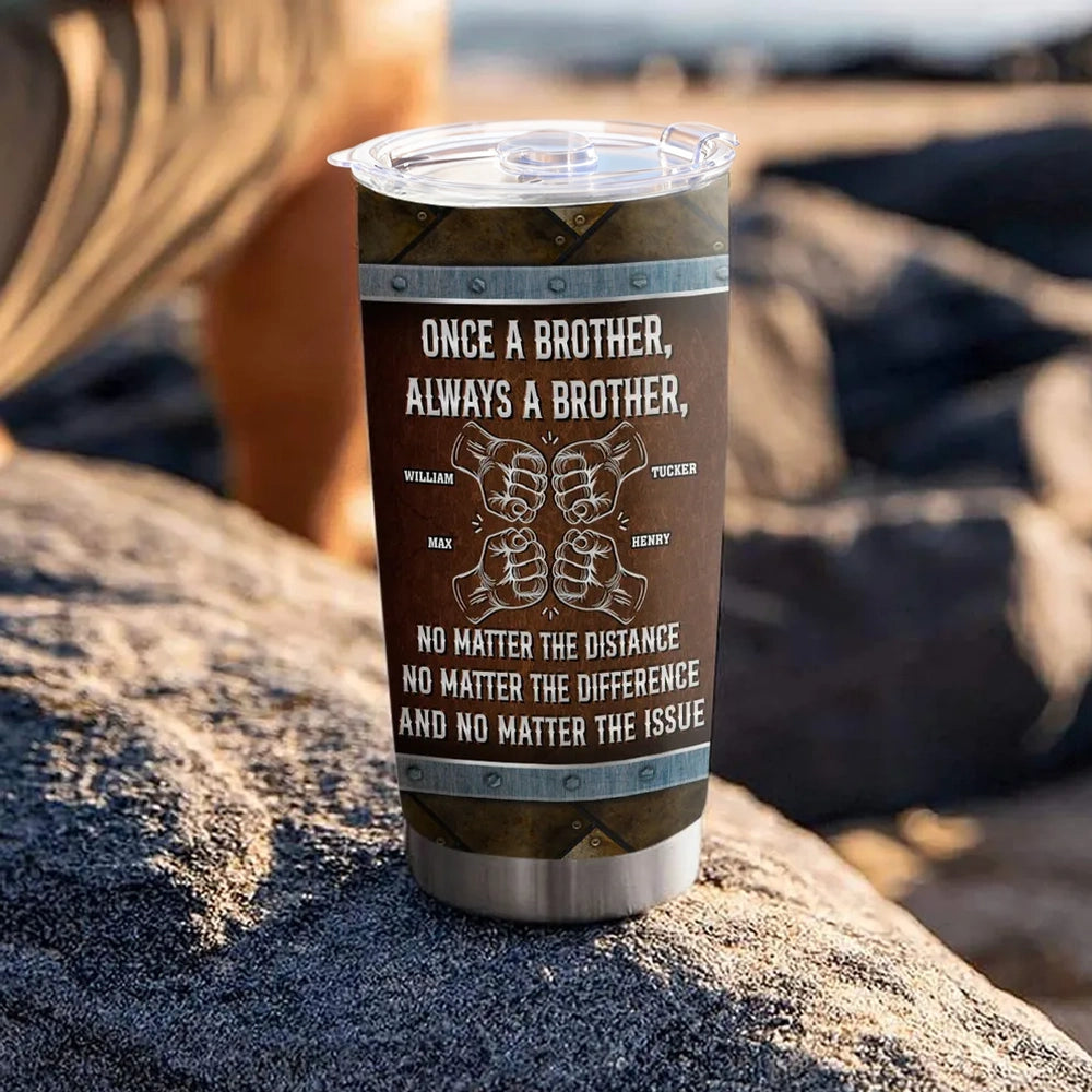 Personalized Brother Tumbler for Men - Sentimental Gift for Friendship Cup MagicInPrints
