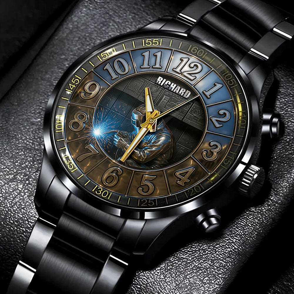 “Timeless Craftsmanship for the Modern Man” - Welder Men's Watch - Personalized Gifts for Him