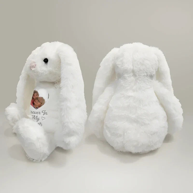 Customizable Plush Bunny Toy for Kids - Personalized Photo Gift for Sentimental Occasions Plaything MagicInPrints