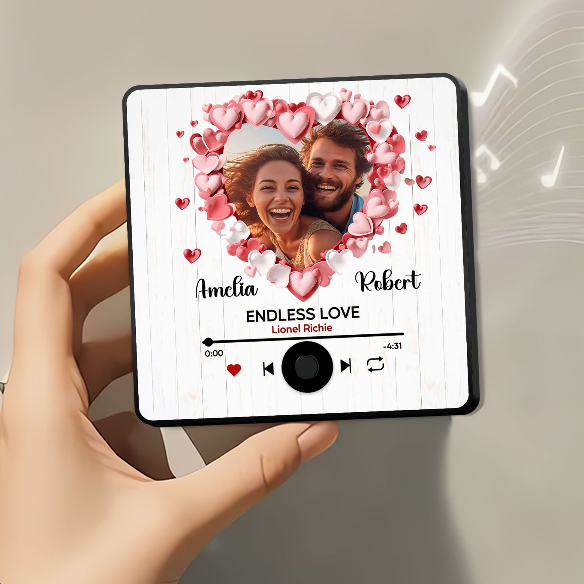 Personalized Couple Fridge Magnet - Endless Love Gift | Valentine's Day Gifts Fridge Magnet PopCulturePrints