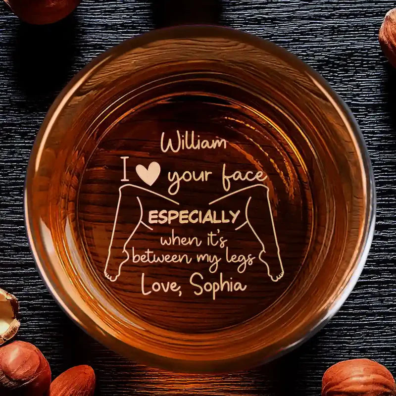 Personalized Whiskey Glass for Couples - Funny Gift for Anniversaries Cup MagicInPrints