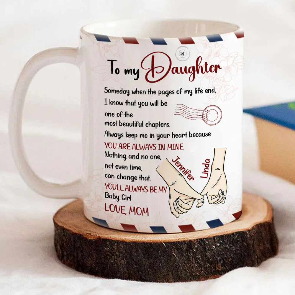 Personalized Mug for Daughter - Heartfelt Message from Mom - Sentimental Gift Cup MagicInPrints