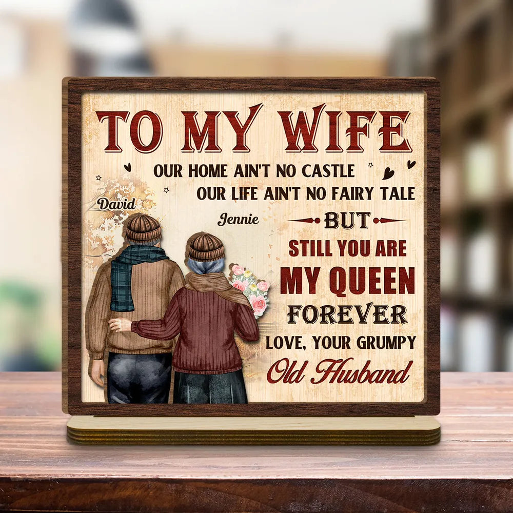 Personalized Wooden Plaque for Wife - Sentimental Gift from Husband Plaque MagicInPrints