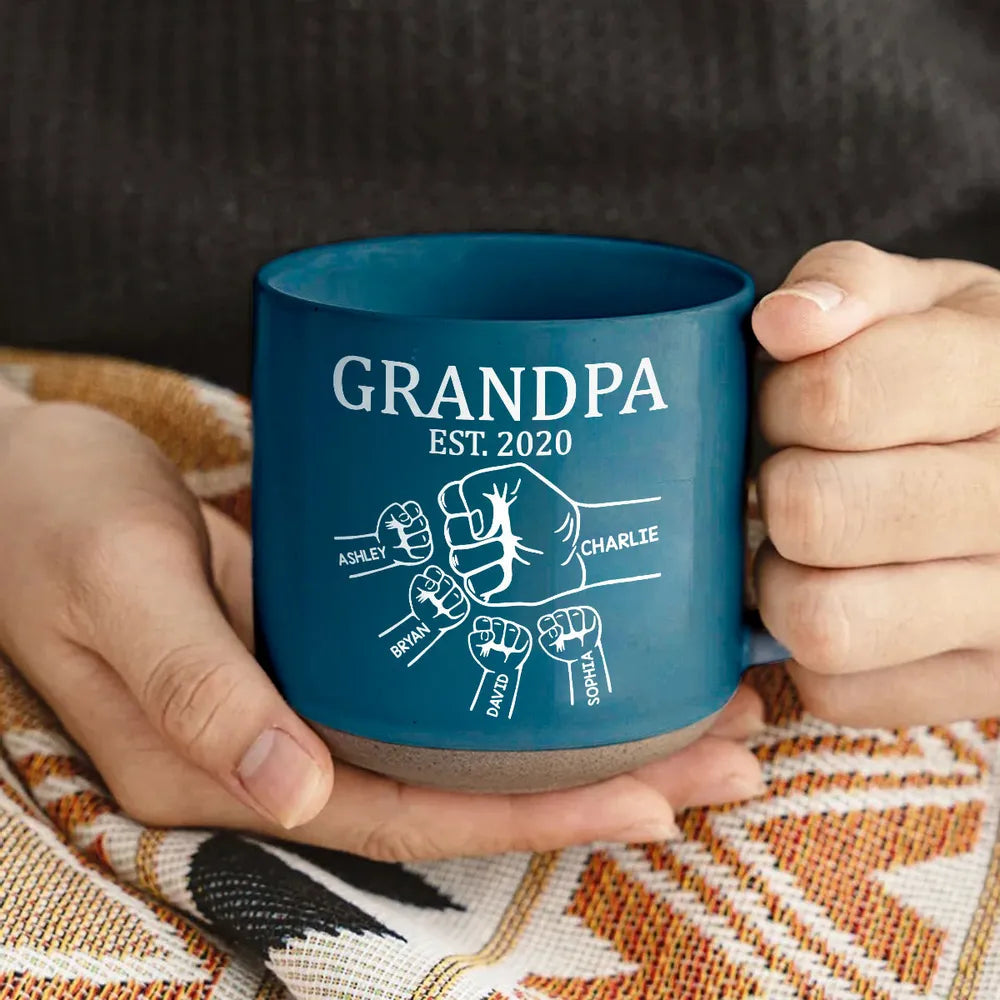Personalized Grandpa Mug for Family - Custom Names Gift for Father's Day Cup MagicInPrints