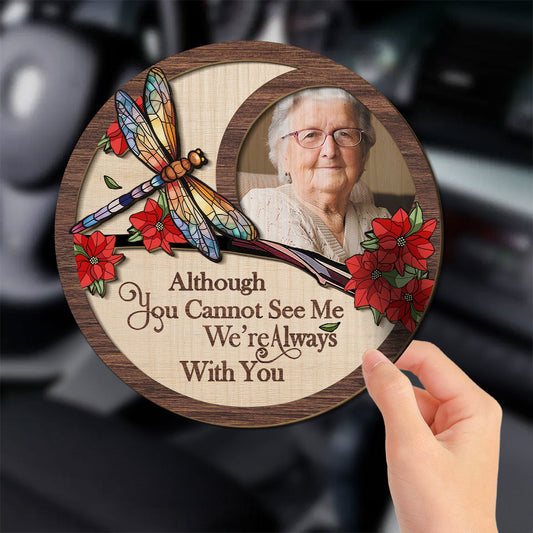 Personalized Memorial Car Ornament for Loved Ones - Sentimental Keepsake Car Hanger MagicInPrints