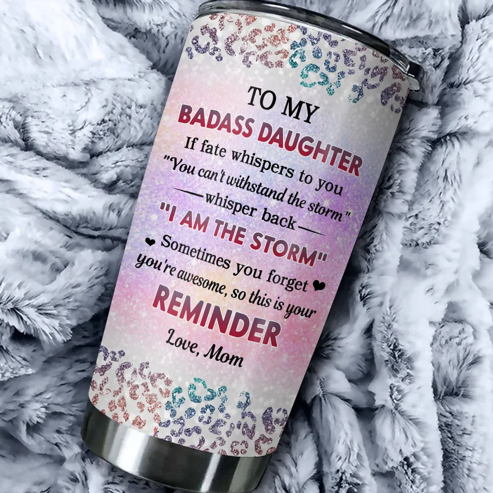 Personalized Tumbler for Daughter - Inspirational Gift from Mom Cup MagicInPrints