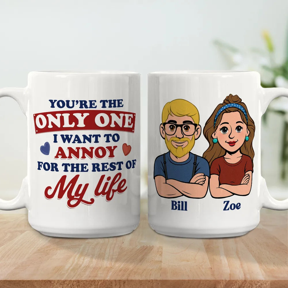 Personalized Couple Mug Set for Partners - Funny Romantic Gift Cup MagicInPrints