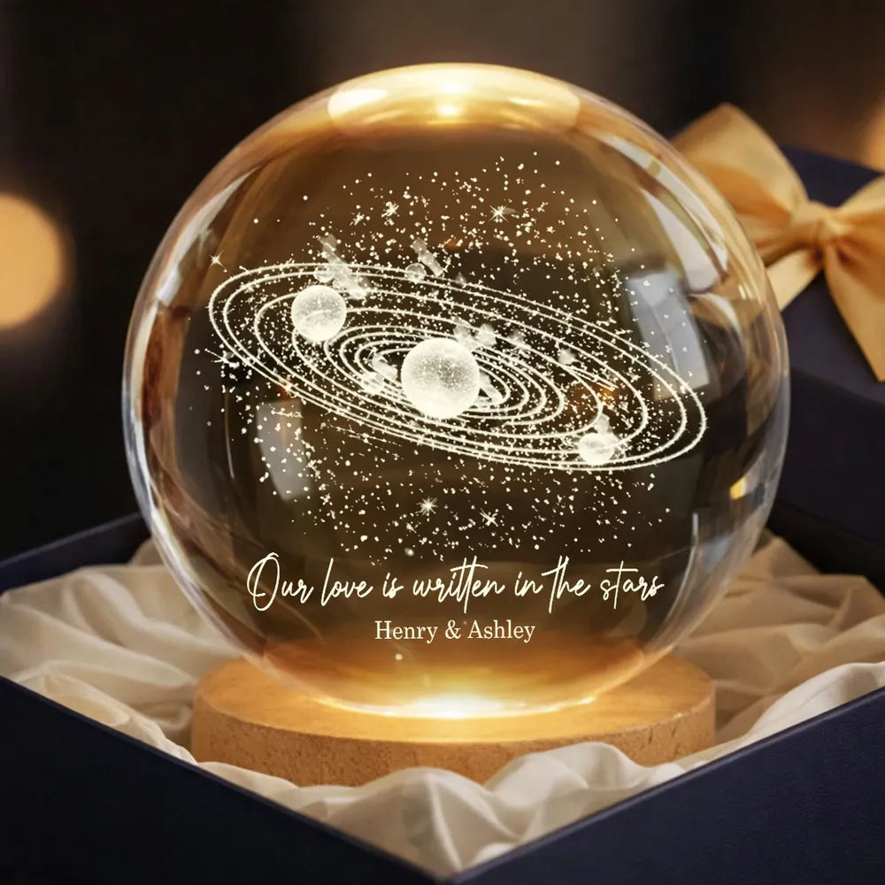 Personalized Starry Night Light for Couples - Romantic Bedroom Decor Lamp MagicInPrints