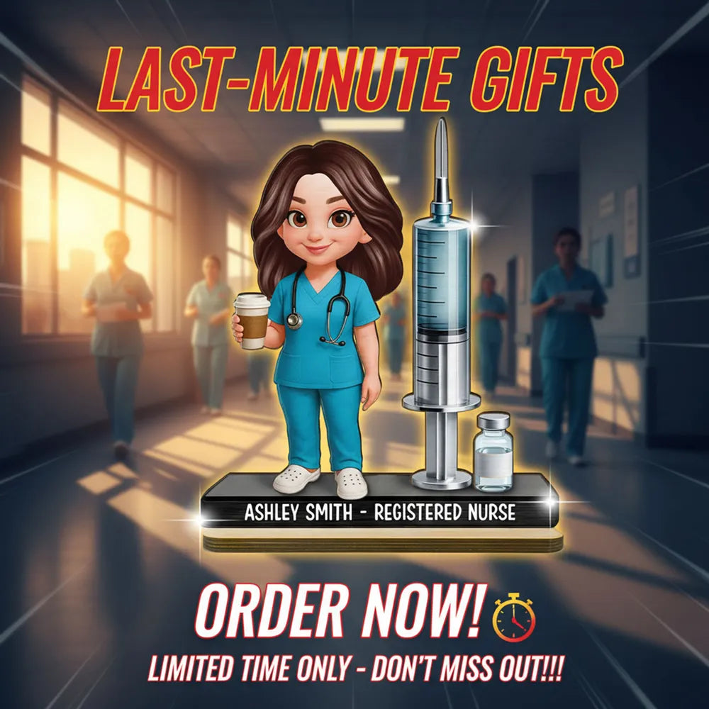 Personalized Nurse Figurine for Healthcare Professionals - Appreciation Gift Plaque MagicInPrints