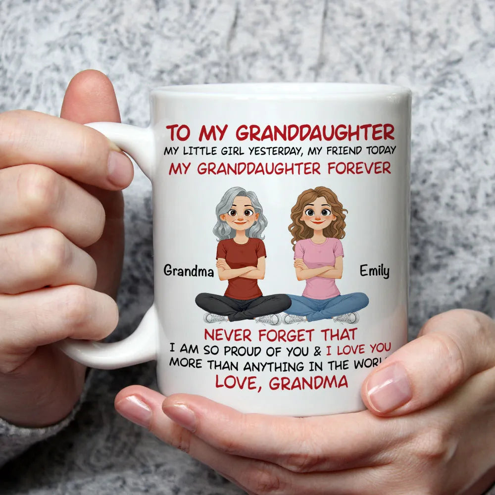 Personalized Grandma to Granddaughter Mug - Sentimental Gift for Special Occasions Cup MagicInPrints