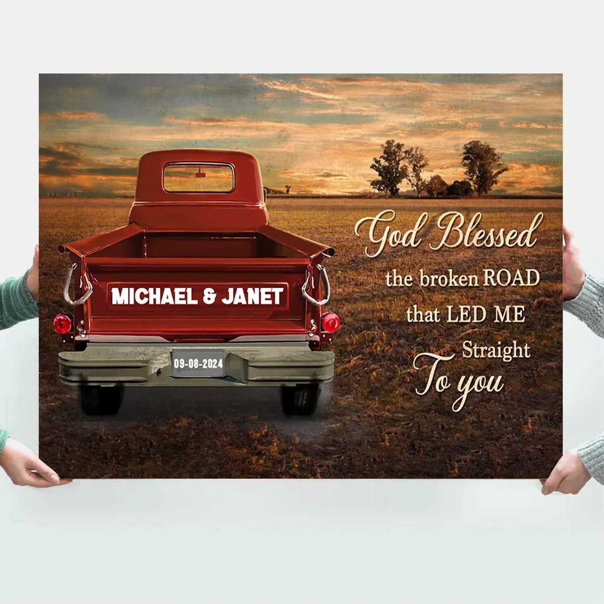 Personalized Canvas Art for Couples with Names and Date - Sentimental Gift for Anniversaries Poster or Canvas MagicInPrints