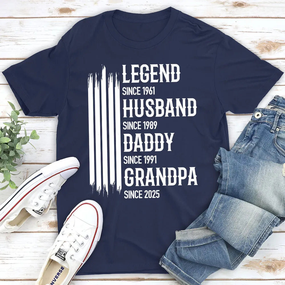 Personalized Family Generations T-Shirt for Men - Father's Day Gift Cloth MagicInPrints