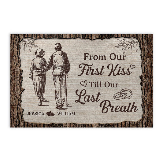 Personalized Wooden Anniversary Plaque for Couples - Sentimental Gift Poster or Canvas MagicInPrints