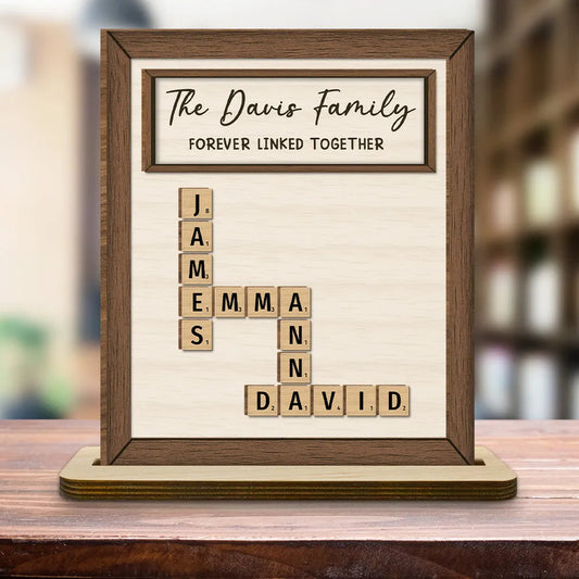 Personalized Family Name Scrabble Wall Art - Sentimental Home Decor Plaque MagicInPrints