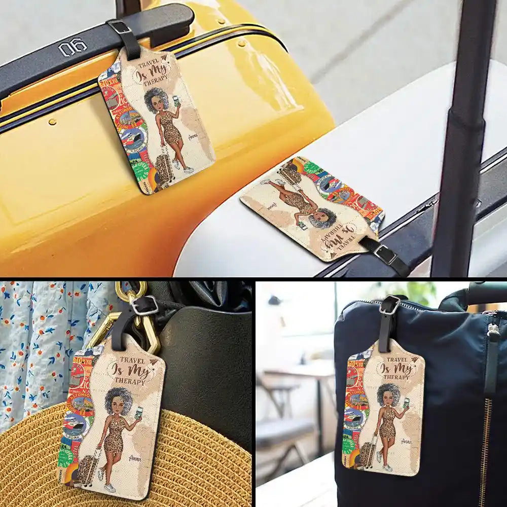 Personalized Luggage Tag for Travelers - Adventure Begins Travel Gear MagicInPrints