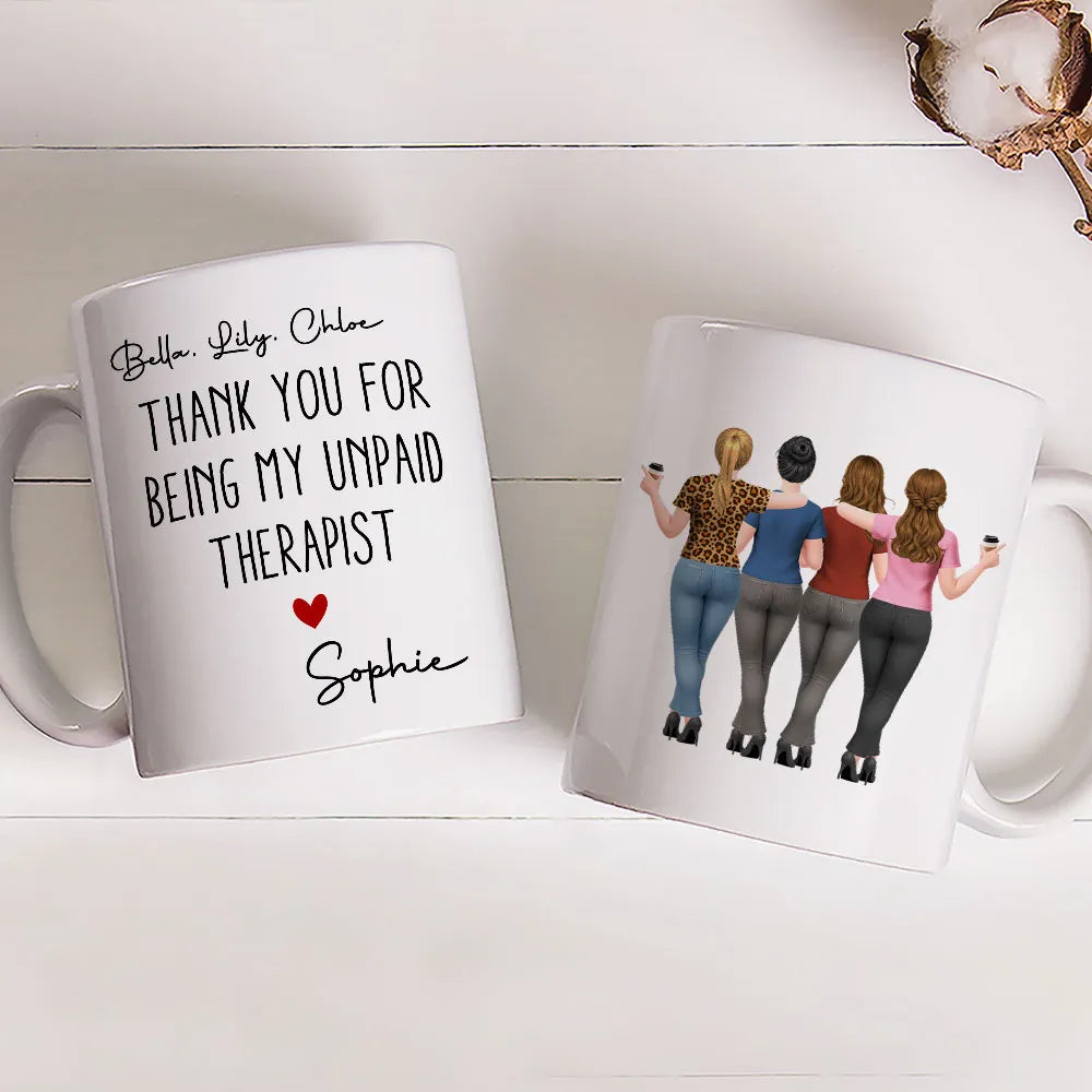 Personalized Friendship Mug for Best Friends - Thank You Gift Cup MagicInPrints