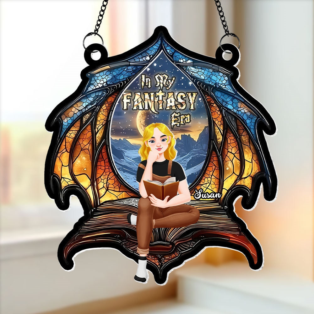 Personalized Fantasy Themed Suncatcher Ornament for Book Lovers Ornament PopCulturePrints