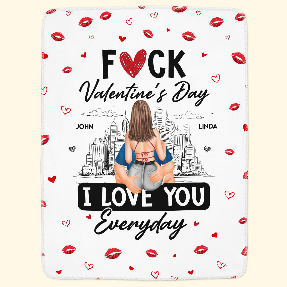 Custom Couple Blanket for Valentine's Day - Romantic Gift Blanket MagicInPrints