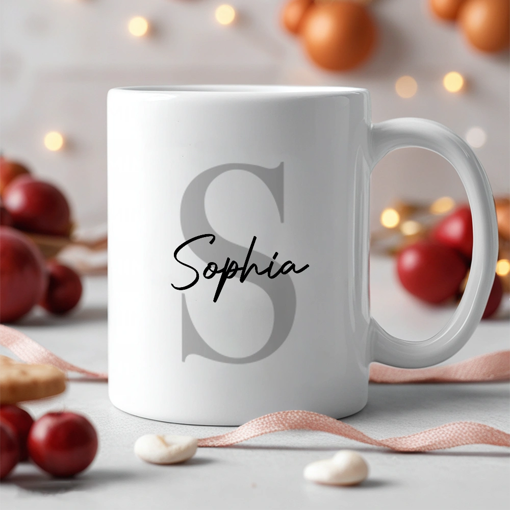 Personalized Ceramic Mug Set for Couples with Names - Perfect for Anniversaries Cup MagicInPrints