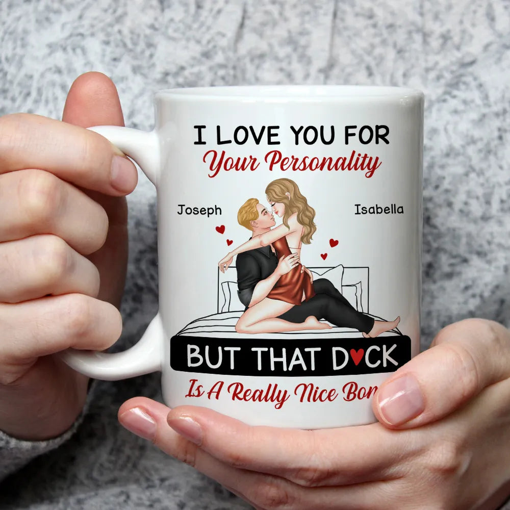 Personalized Romantic Couple Mug for Him - Anniversary Gift Cup MagicInPrints