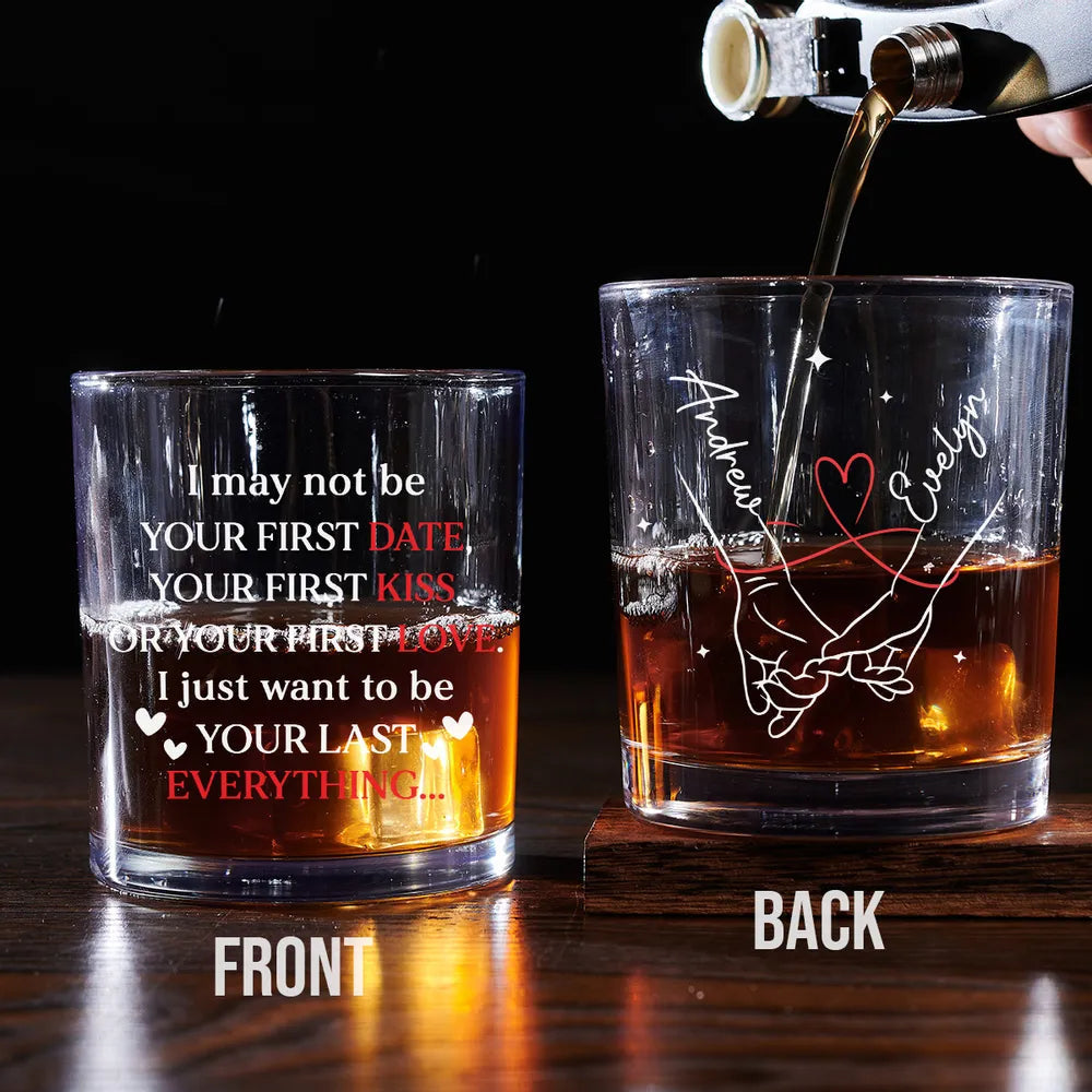 Personalized Couples Whiskey Glasses Set - Romantic Gift for Anniversaries Cup MagicInPrints