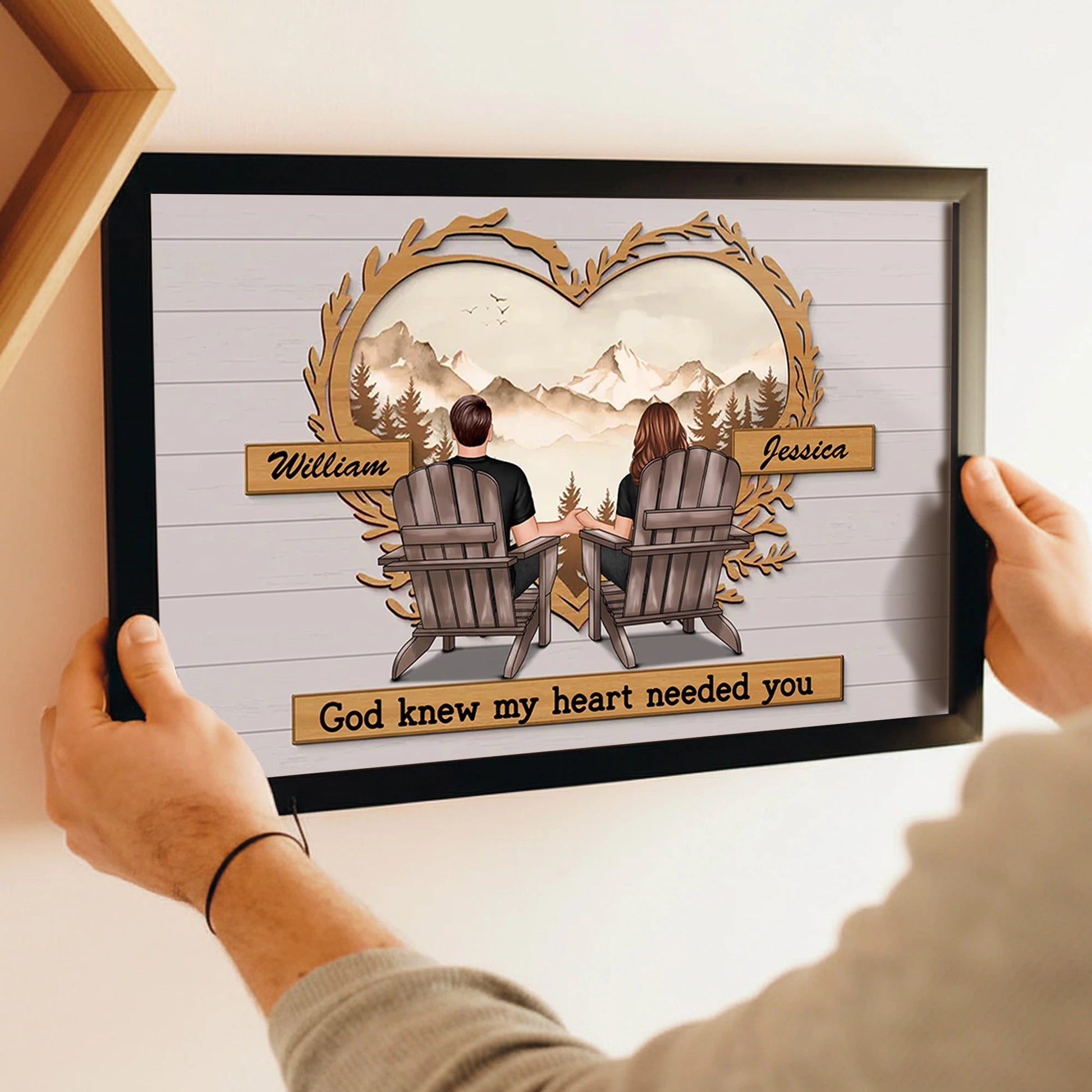 Personalized Couple Wall Art for Home Decor - Romantic Gift Other MagicInPrints