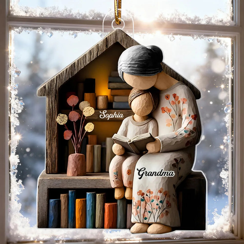 Personalized Grandma and Grandchild Ornament - Sentimental Holiday Gift Ornament MagicInPrints