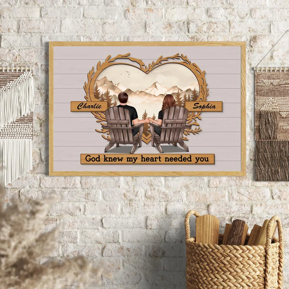 Personalized Couple Wall Art for Home Decor - Romantic Gift Poster or Canvas MagicInPrints