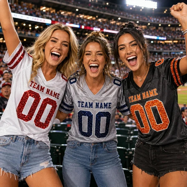 Personalized Classic Football Tee for Mom or Daughter Gift