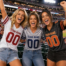 Load image into Gallery viewer, Personalized Classic Football Tee for Mom or Daughter Gift
