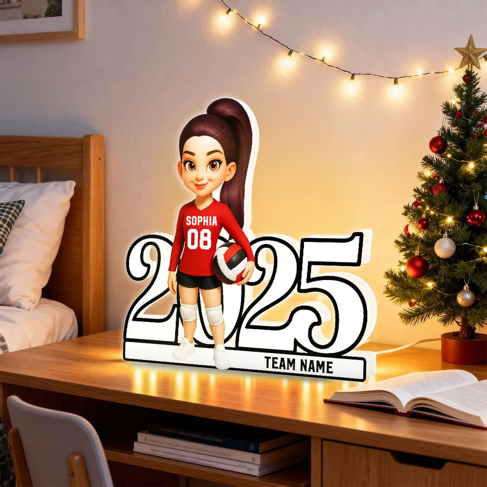 Custom Volleyball Player Figurine 2025 for Teens - Personalized Gift Plaque MagicInPrints