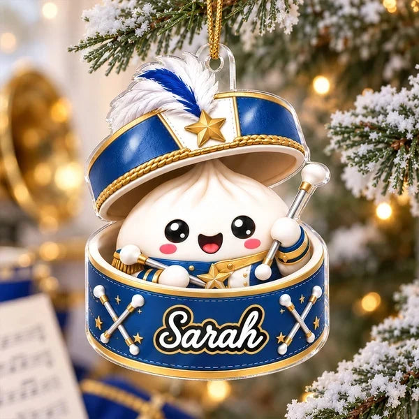 Personalized Marching Band Dumpling Acrylic Ornament Gift