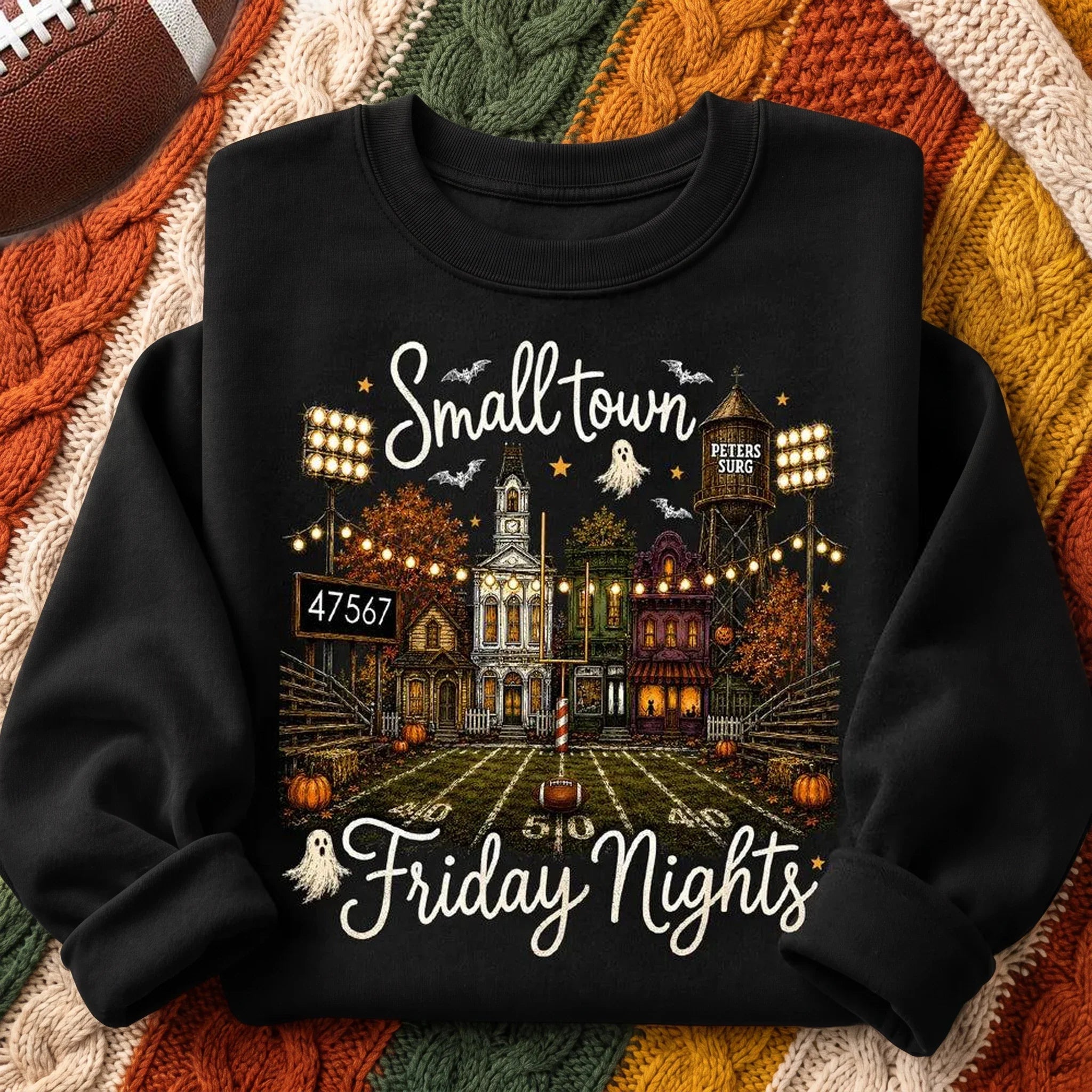 Personalized Classic Tee Spooky Halloween Artwork Gift for Sports Fans