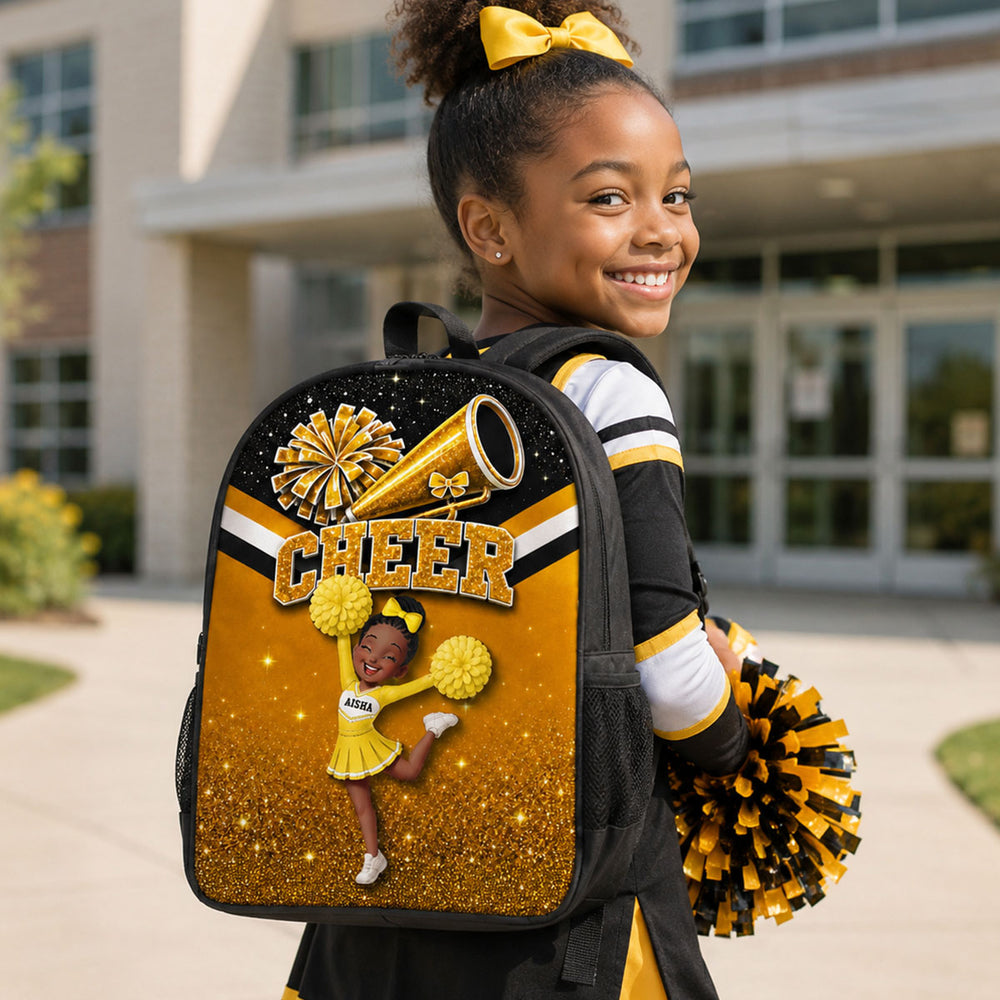 Personalized Kids School Backpack Cheerleader Gift for Girls
