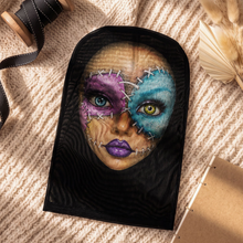 Load image into Gallery viewer, Personalized Mesh Print Balaclava Hat Custom Spooky Face for Halloween Family Party
