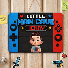 Load image into Gallery viewer, Personalized Wooden Gamer Sign Custom Little Man Cave Gift for Boys
