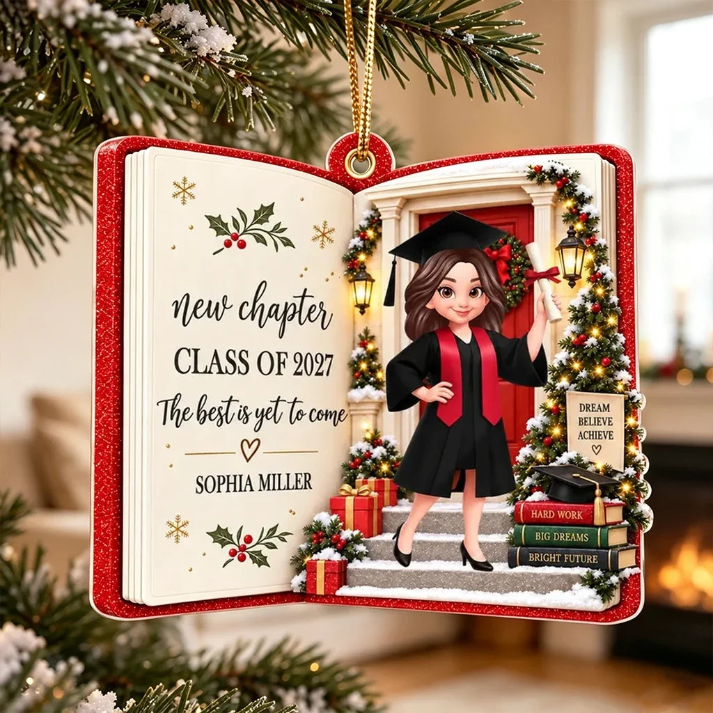 Personalized Graduation Acrylic Ornament Unique Gift for Daughter
