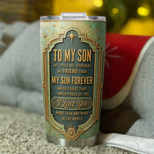 Load image into Gallery viewer, Personalized Insulated Travel Tumbler Proud Family Message for Son
