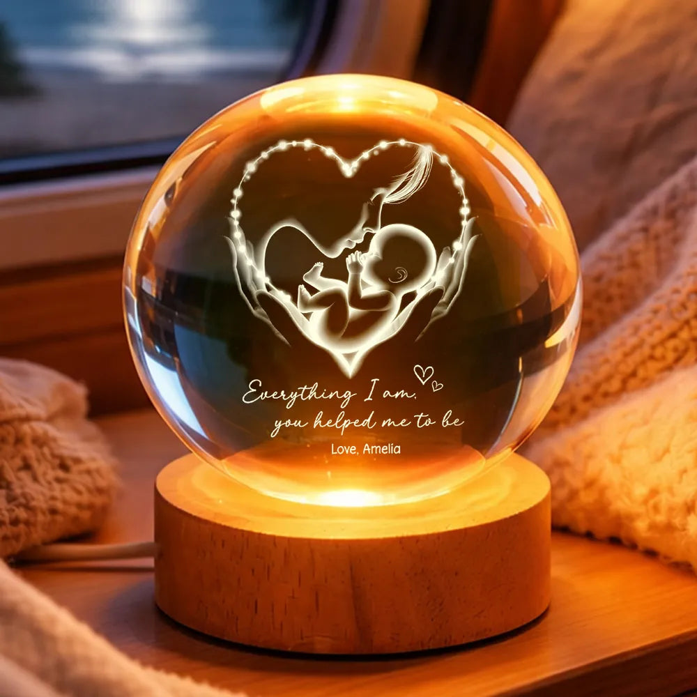 Personalized LED Night Light for Mothers - Heartwarming Gift for New Moms Lamp MagicInPrints