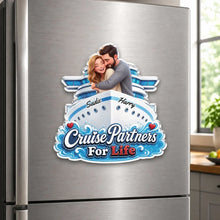 Load image into Gallery viewer, Personalized Acrylic Magnet Cruise Ship Gift for Couple
