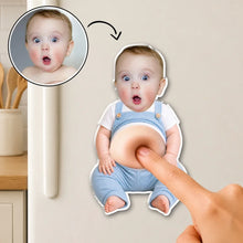 Load image into Gallery viewer, Personalized Baby Photo Silicone Belly Magnet Unique Gift for Family
