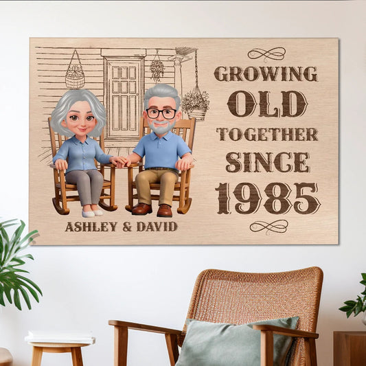Personalized Anniversary Wooden Sign for Couples - Sentimental Home Decor Poster or Canvas MagicInPrints
