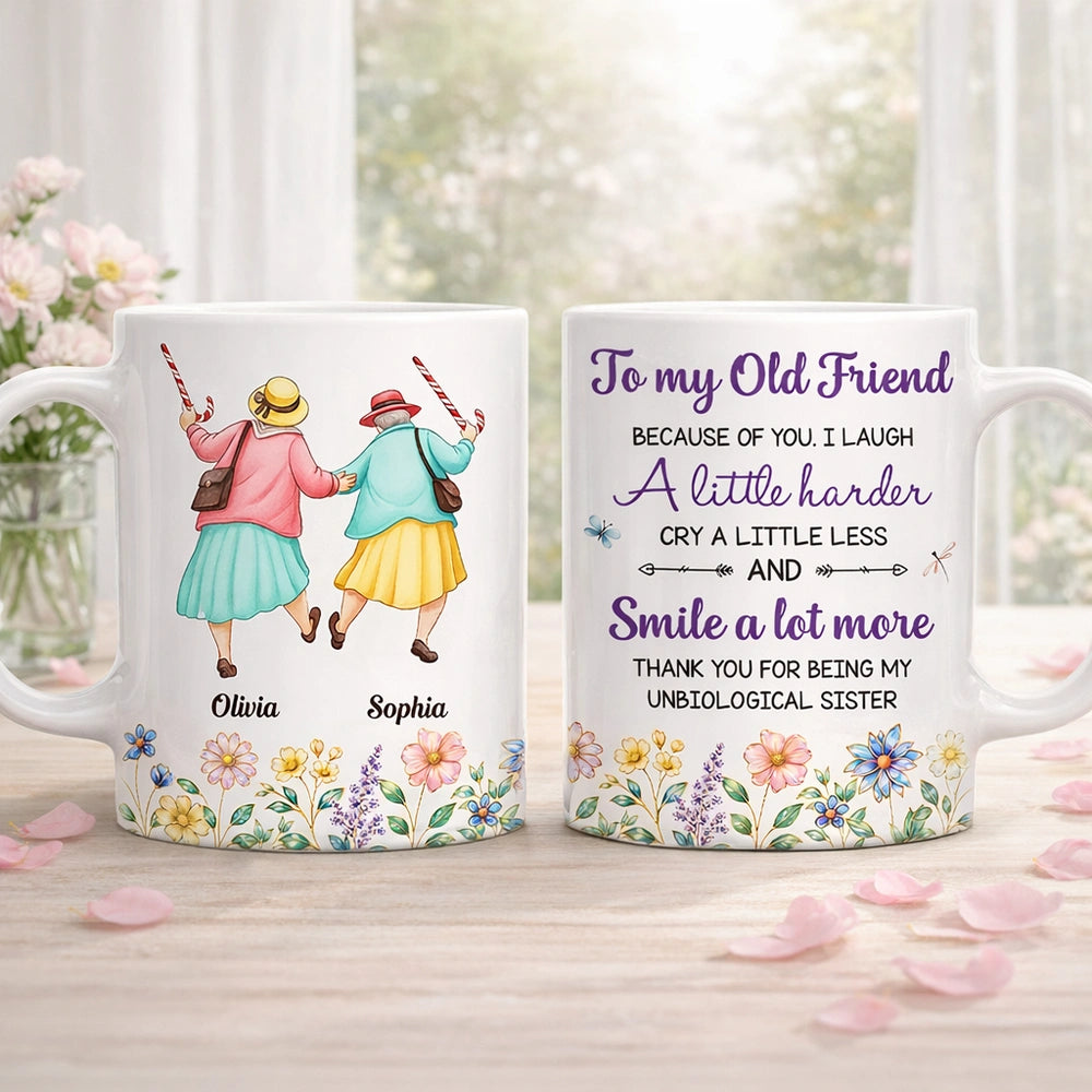 Personalized Friendship Mug for Sisters - Sentimental Gift for Best Friend Cup MagicInPrints
