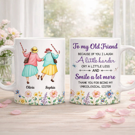 Personalized Friendship Mug for Sisters - Sentimental Gift for Best Friend Cup MagicInPrints