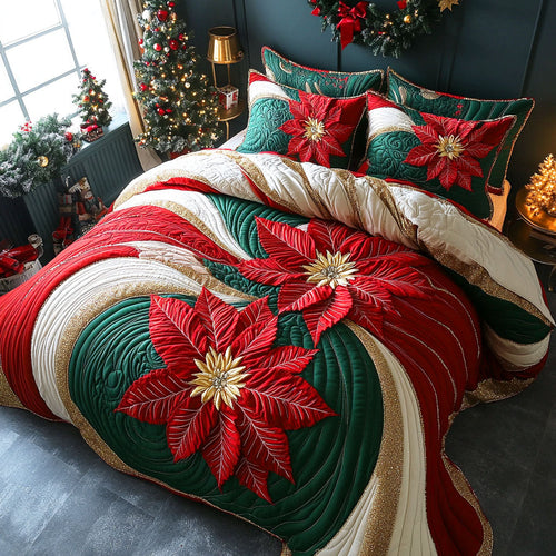 Celebrate Cozy Moments – Personalized Quilted Bedding Set – Gift for Home Lovers Quilted Bedding Set V2 MagicInPrints