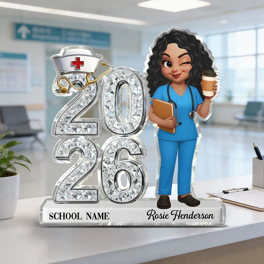 Custom Nurse Graduation Keepsake for 2026 - Personalized Gift for Nursing Students Plaque MagicInPrints